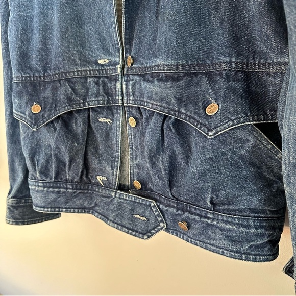 Vintage 80’s Krazy Krinkle Denim Jacket - Picture 4 of 12